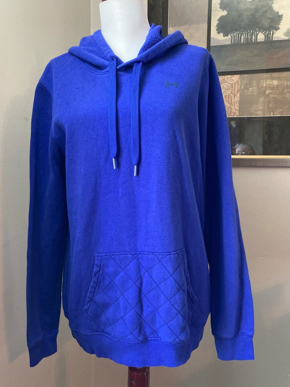 Under Armour Blue Quilted Kangaroo Pouch Hoodie Sz Large
Warm Cozy
